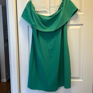 NWT Green Off Shoulder Dress
